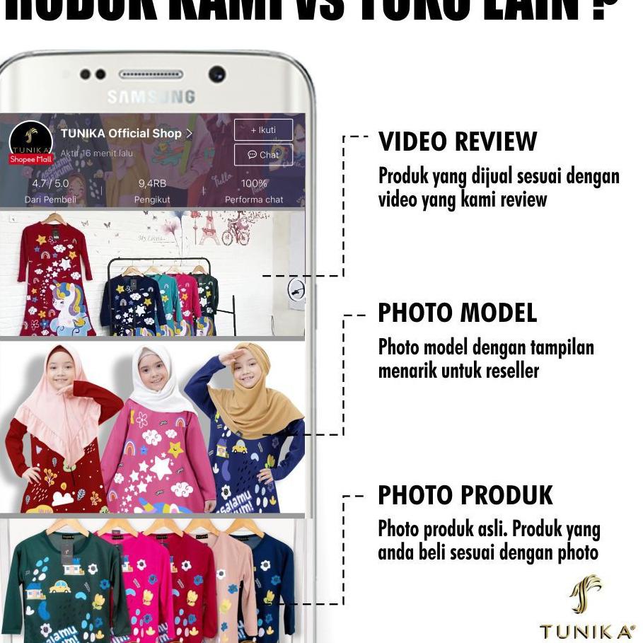 ✻ Set Rinosa / Muslimah Series Dewasa / Tunika ⅍