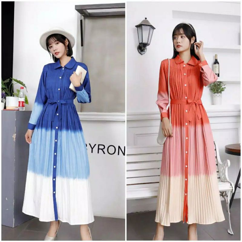 Gamis Bangkok Plisket