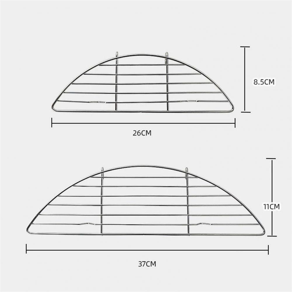 Agustina Barbekyu Grid Portable Outdoor Tools Wire Grid Stainless Steel Baking Net BBQ Parutan