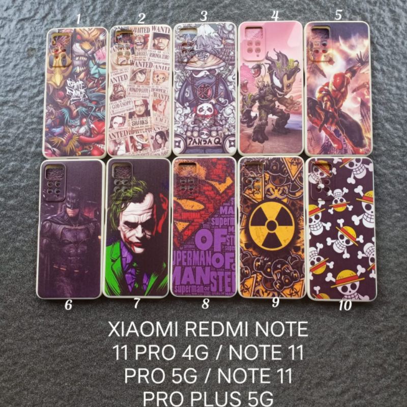 Case gambar Xiaomi Redmi Note 11 PRO 4G . Redmi Note 11 PRO 5G . Redmi Note 11 PRO PLUS 5G motif cowok soft case softcase softshell silikon cover casing kesing housing