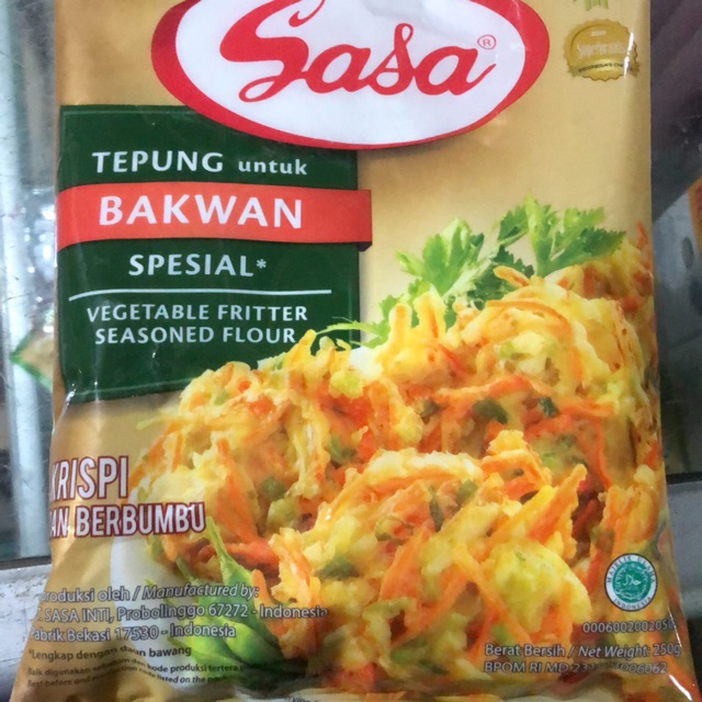 

Tepung Bakwan Sasa 250g