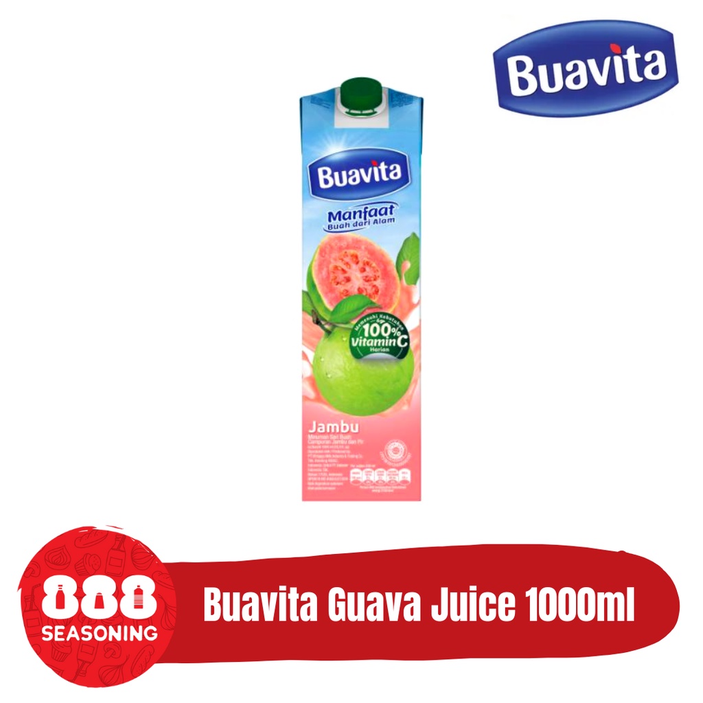 

BUAVITA GUAVA JUICE (Jus Jambu Biji Sari Buah Asli) 1000ml/ 1L