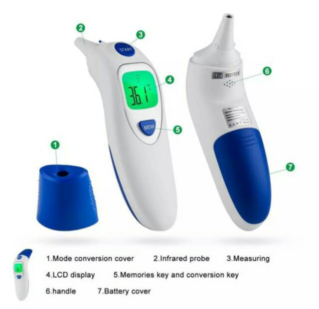 Termometer telinga Thermometer Infrared