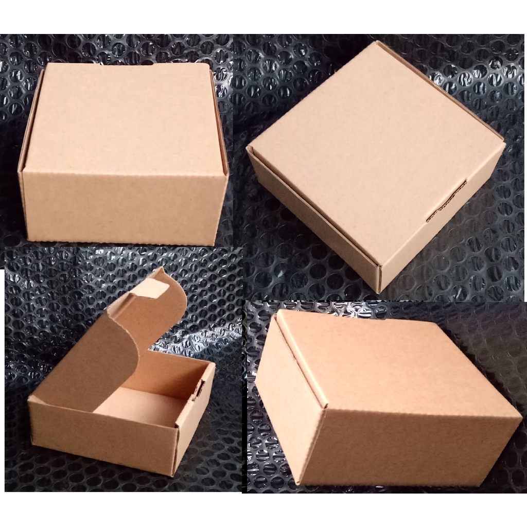 

(Minimal Order 5 Pcs ) Kardus Box 10 X 10 X 5 Cm > Box Kardus Die Cut > Box Kardus Online Shop > Kardus Tanpa Laminasi Polos Luar dalam