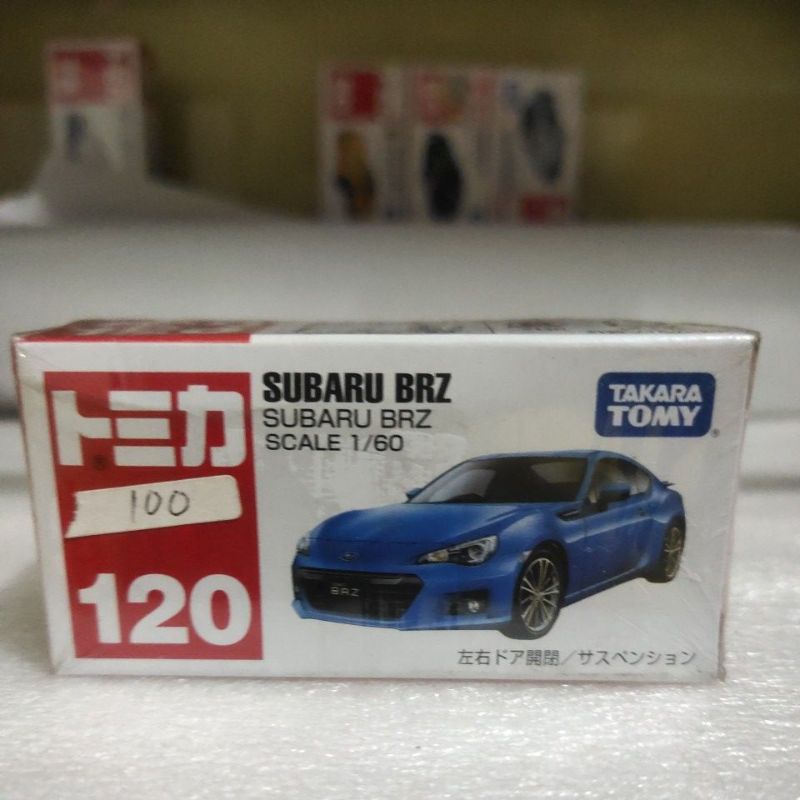 Tomica 120 Subaru brz diecast mobil
