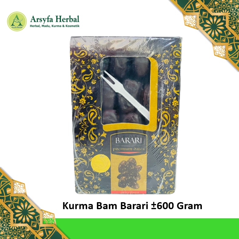 

Kurma Bam Barari Kurma Anggur Fresh Dates isi ± 600 Gram Kurma Ruthob Kurma Basah