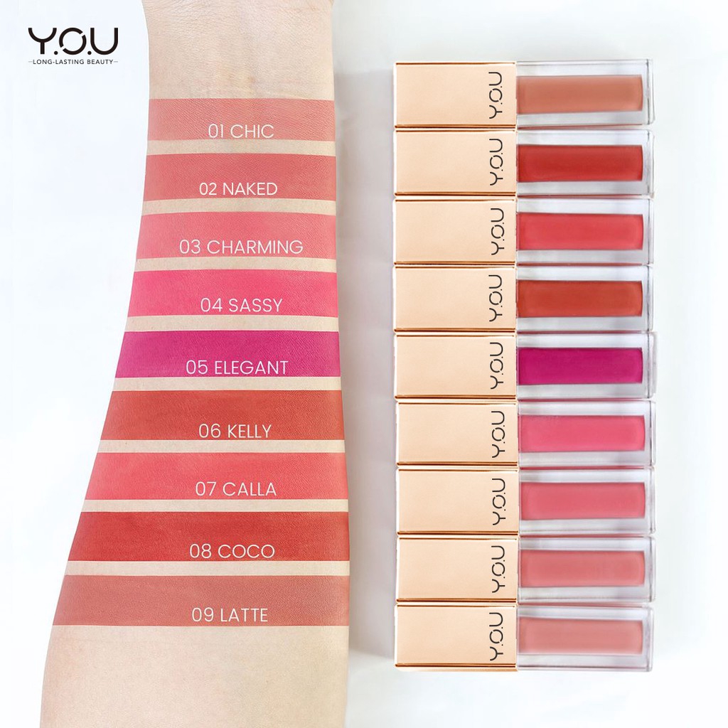 YOU The Gold One Rouge Velvet Matte Lip Cream / Y.O.U / KIMIKO OFFICIAL