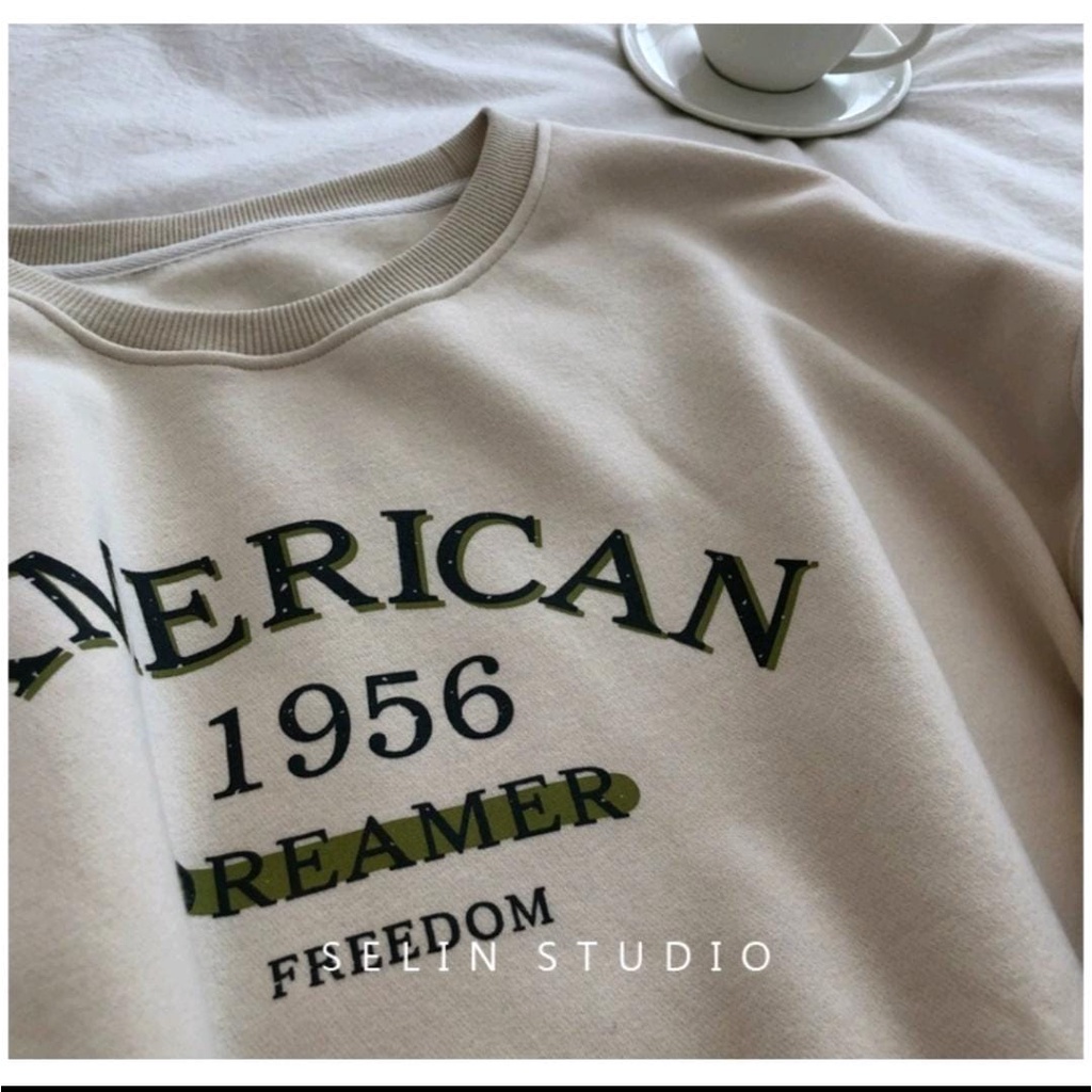 1956 American Dreamer Croope Sweater / sweater lucu premium