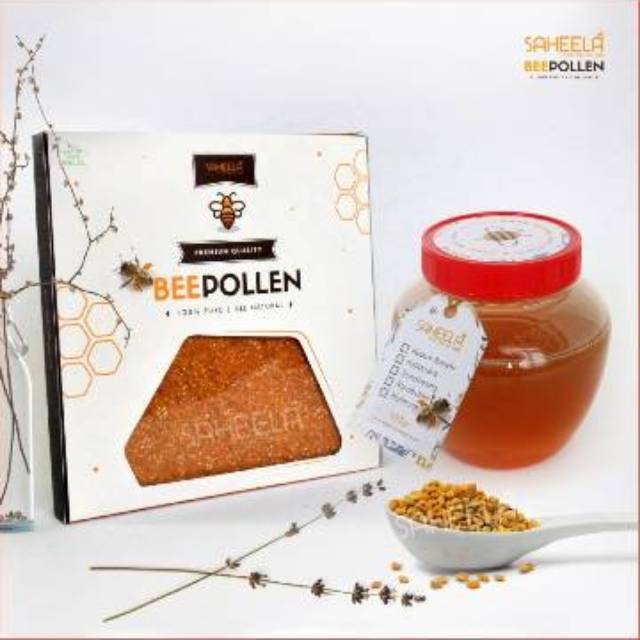 

Paket SeMax (sehat maximal) 'beepollen saheela 500gr + madu murni saheela 500gr'