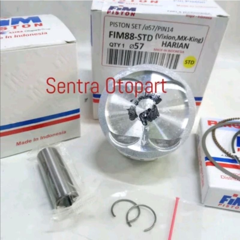 Piston seher kit vixion mx King r15 old oversize std 0 fim