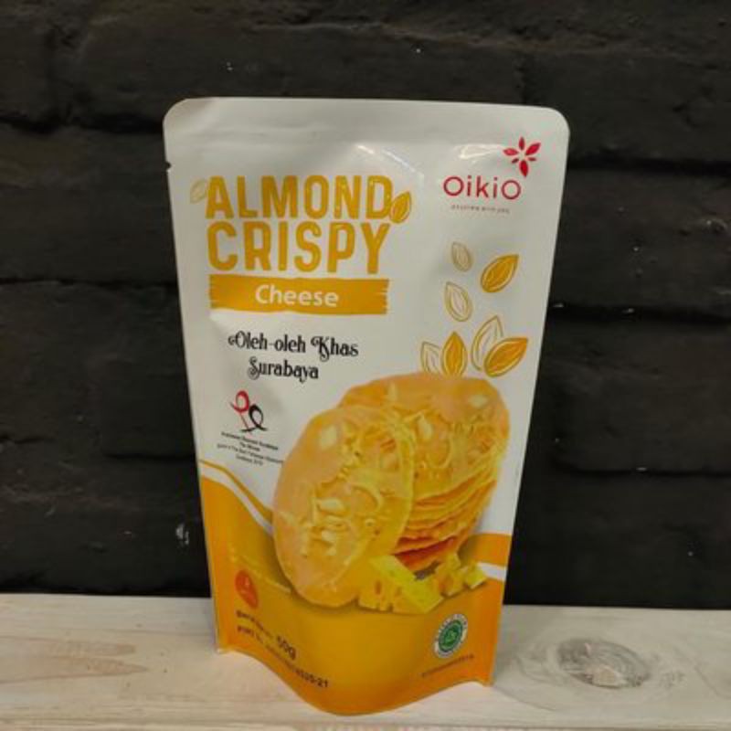 

TERENAK !! Almond Crispy Cheese 50gr By Oikio Skomill