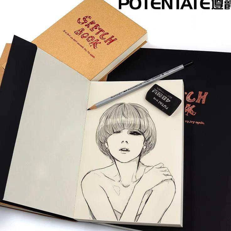 

DIJUAL POTENTATE Sketchbook A5 100gsm 120 lembar Soft Cover Banyak Promo