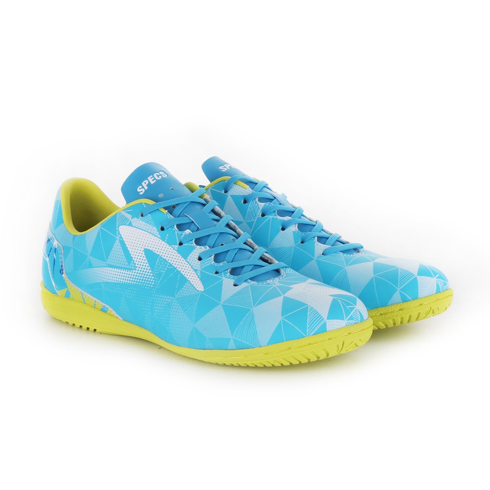 Sepatu Futsal Specs 400556 Prisma In Cirrus Blue Solar Slime White