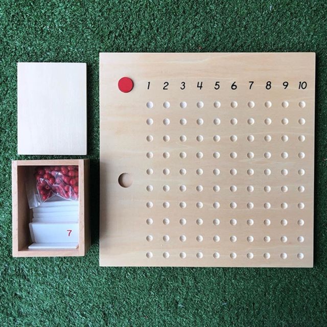 

Montessori Multiplication Board 30cm x 30cm