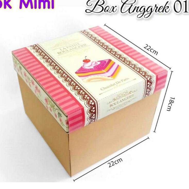 

Great Sales Dus Box Kue Tart 22cm ..