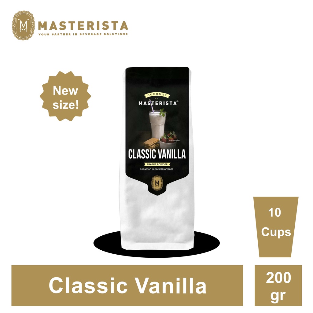 

Bubuk Minuman Masterista Classic Vanilla Base 200gram