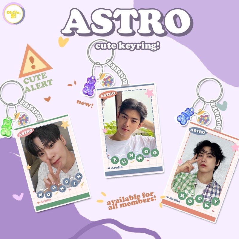 ASTRO KEYRING VOL.2 KEYCHAIN CHARM GANTUNGAN KUNCI AROHA