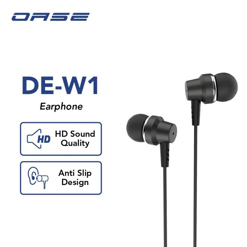 OASE EARPHONE DE-W1 ORIGINAL GARANSI RESMI