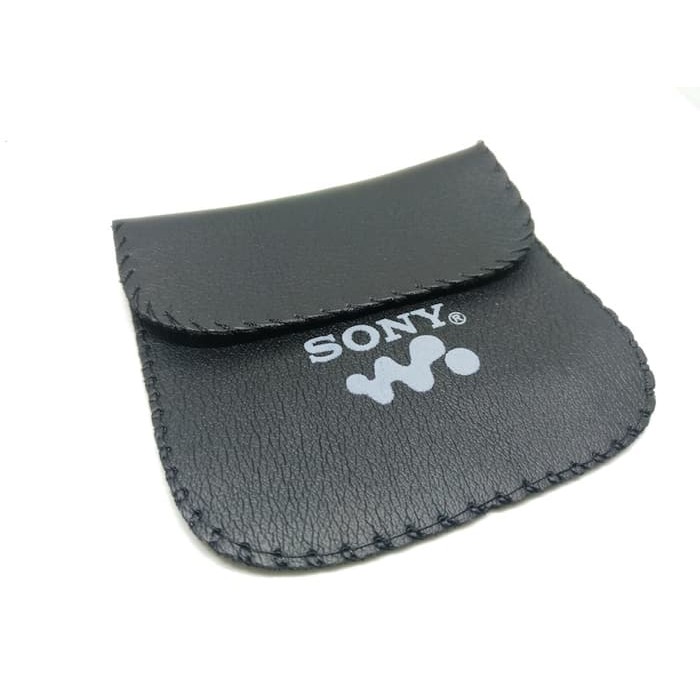 Sony Leather Earphone Pouch Tempat Accessories