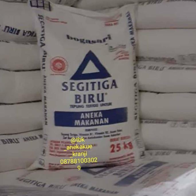 

TEPUNG TERIGU SEGITIGA BIRU BOGA SARI 25 KG/TERIGU PROTEIN SEDANG - EXTRA PLASTIK