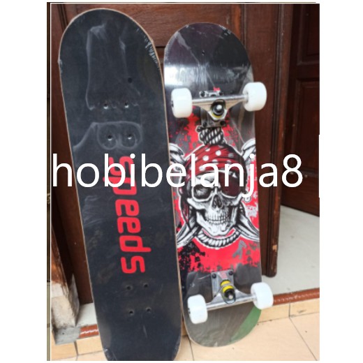 Skateboard dewasa/remaja xl speeds skateboard amplas/maple