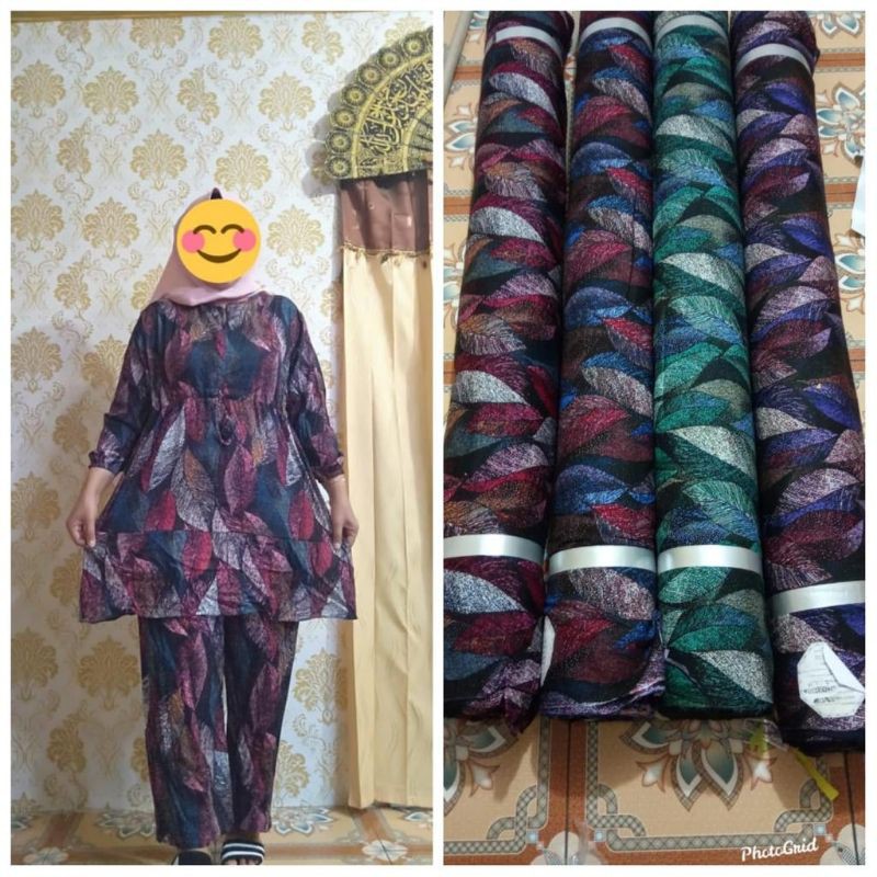 SETELAN ONE SET RAYON VISCOSE SETCEL WANITA KEKINIAN