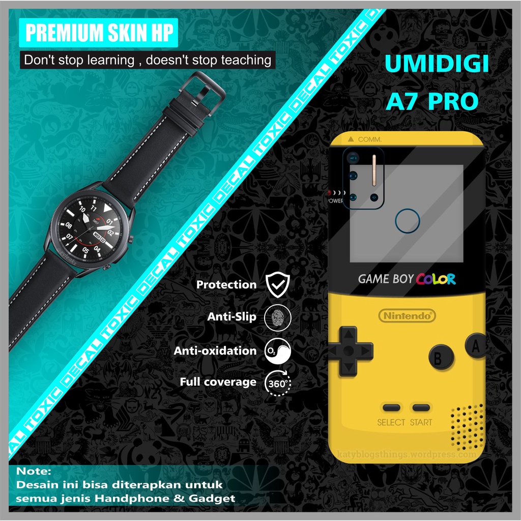 SKIN UMIDIGI A7 PRO GAME BOY KUNING