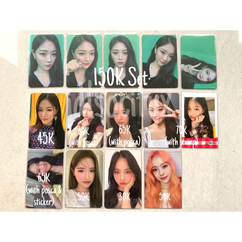 LOONA PHOTOCARD HYUNJIN VIVI OLIVIA HYE