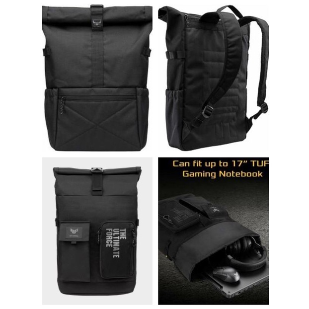 ASUS TUF Backpack for 15_17 Tas Gaming laptop Game Notebook VP4700 The Ultimate Force Back pack roll