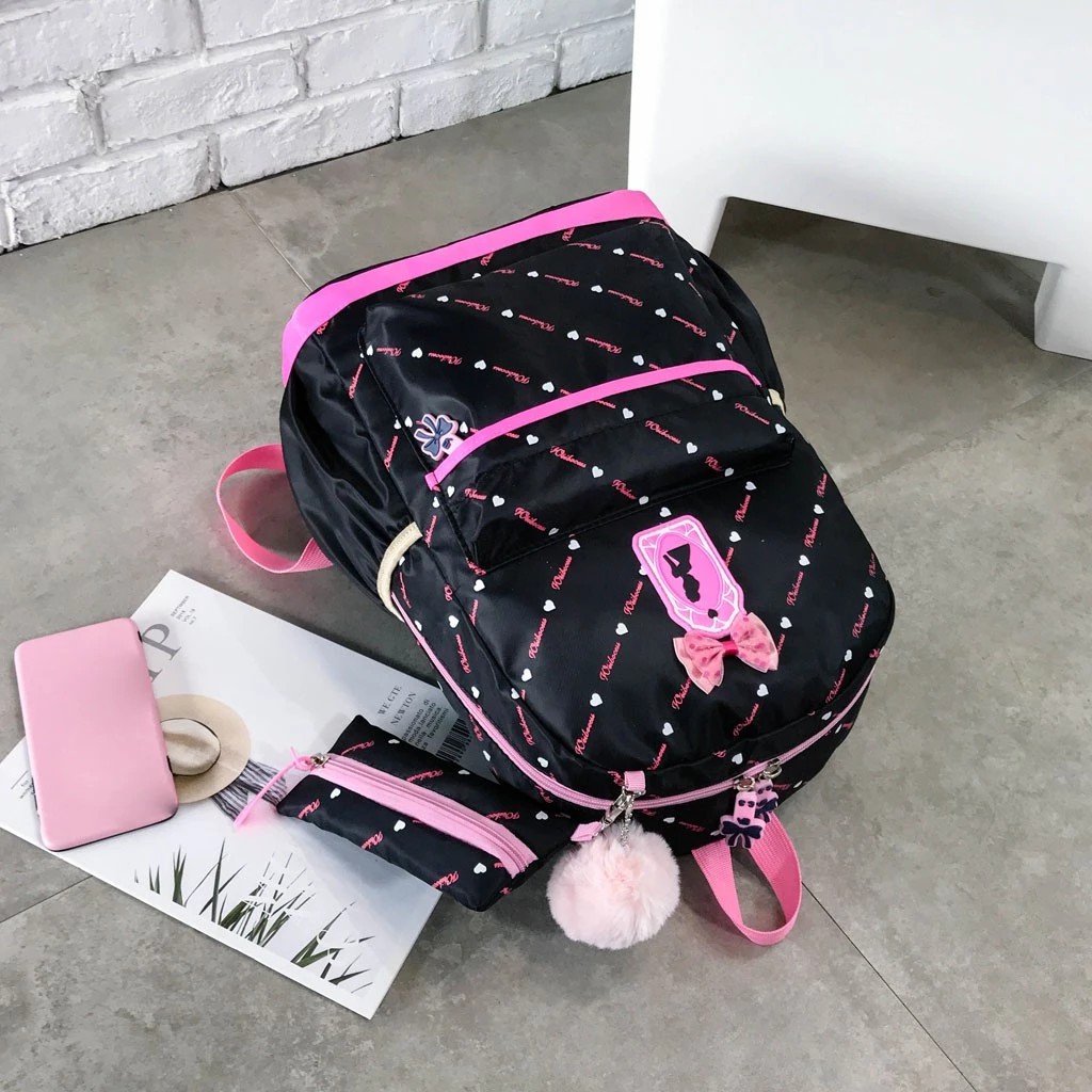 CUCI GUDANG! PRINCESS 3IN1 RANSEL/RANSEL KANVAS/RANSEL ANAK/RANSEL BERANAK/TAS SEKOLAH