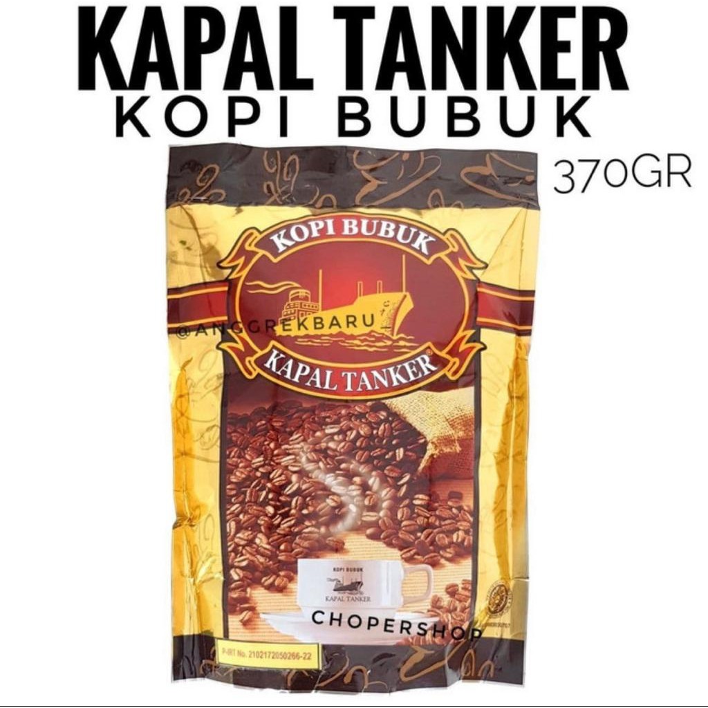 

Kopi Tanker Bubuk Kemasan Baru 370gram