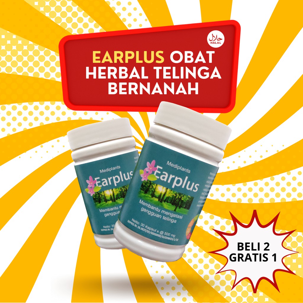 Earplus Obat Herbal Telinga Bernanah Anak Dewasa Beli 2 Dapat 3 Shopee Indonesia