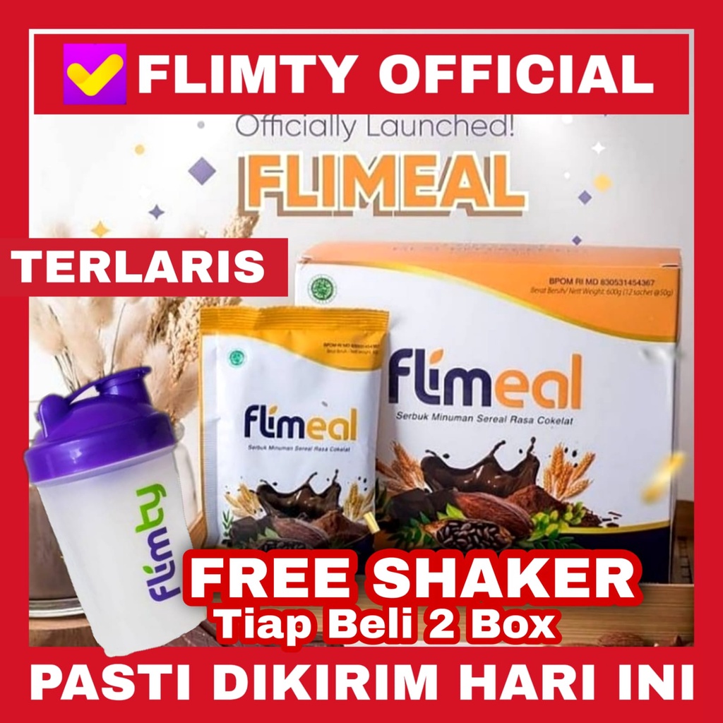 FLIMEAL 2 BOX FREE SHAKER MEAL REPLACEMENT CEREAL BY FLIMTY