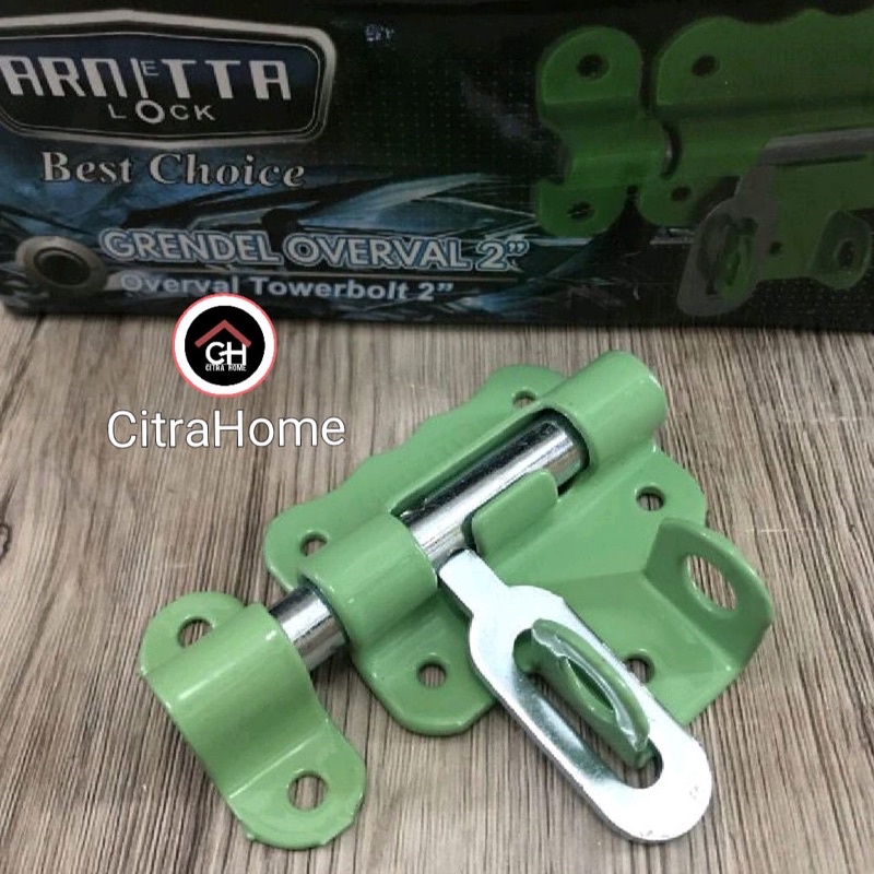 Grendel Overval Overpal Hijau 2” Arnetta & Kofuku