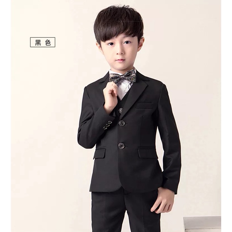 SETELAN JAS HITAM ANAK RESMI FORMAL SLIMFIT PAKET LENGKAP 5IN1 HIGH TWIST TERBAIK ORIGINAL NIKAYU