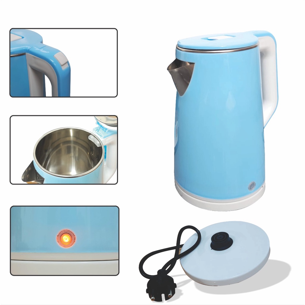 Pemanas Air Stainless Elektrik Heating Teko Listrik Ketel Listrik / Teko Elektrik / Pemanas Air Pembuat Kopi Teh Teko Listrik Pemanas Air Electric