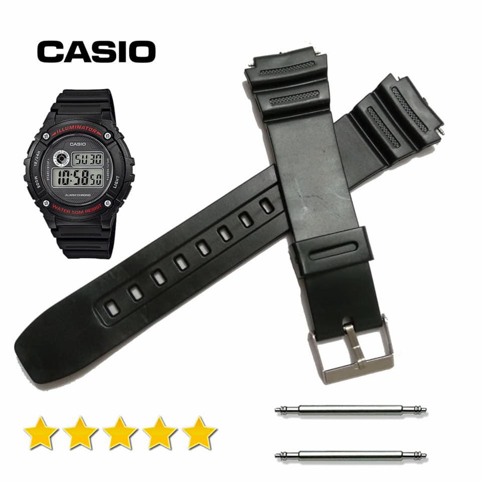 Tali jam casio W216 Strap Tali jam Tangan Casio W 216