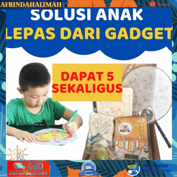 [TERBARU] paket diy prakarya kerajinan tangan craft kit anak sekolah tk paud sd