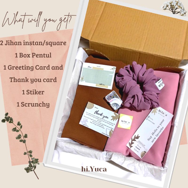 

HAMPERS HIJAB/GIFT BOX/HADIAH WISUDA/HADIAH PERNIKAHAN/HADIAH ULANG TAHUN