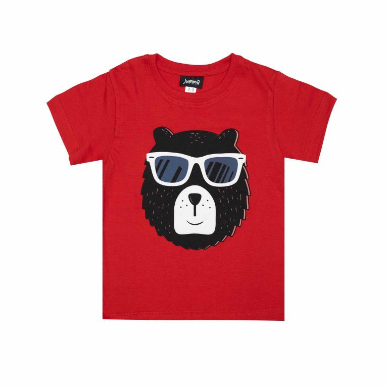 

Jummakids Bear With It Printed Tshirt Anak