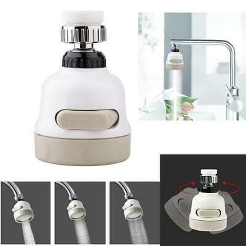 C-95 / Sambungan Kran Air SWS Wastafel 360 Derajat 3 Mode Filter Keran Spray Busa Sprayer Sink