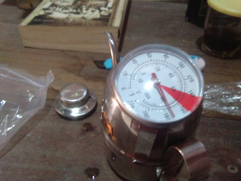Supb Termometer Masak Bahan Stainless Steel 100 ° C Untuk Oven / Bbq / Susu / Makanan