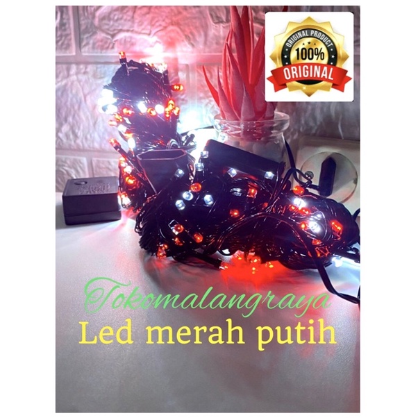lampu tumbler merah putih/lampu agustusan
