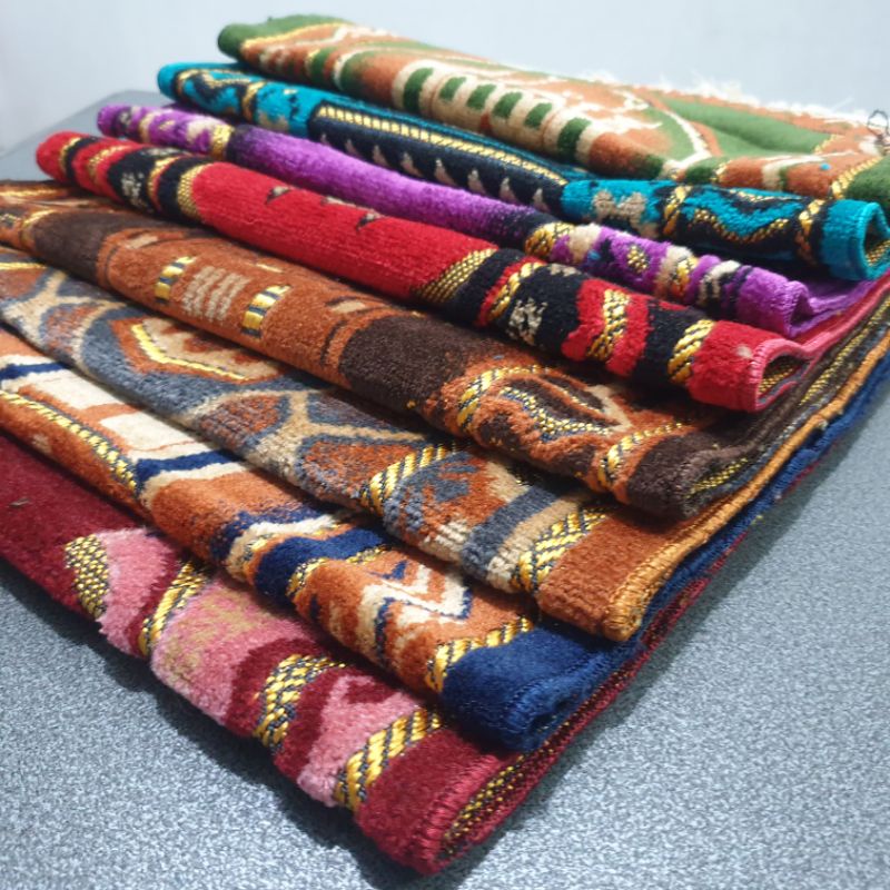 Sajadah Spigel Mini Turkey Motif Berkualitas / Sajadah Amir Kecil 35x60cm