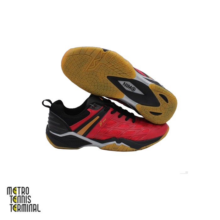 Nimo Court King 01 Shoes Original Sepatu Badminton - Biru