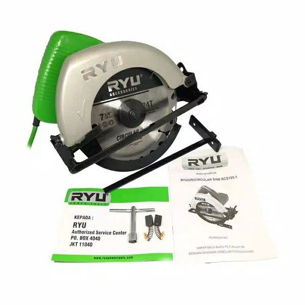 Circle Ryu / Circular Saw / Mesin Potong Ryu 7 Inch Original RYU RCS 185-1 Mesin potong kayu mesin gergaji Circular Saw RYU RCS 185-1