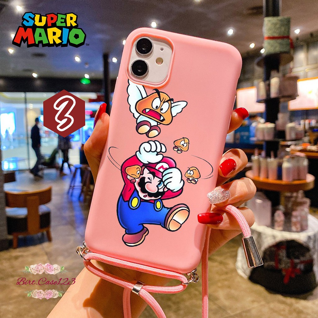 Softcase Slingcase Tali Lanyard Candy SUPER MARIO Vivo Y91 Y93 Y95 Y91c Y70s Y30 Y50 BC3921