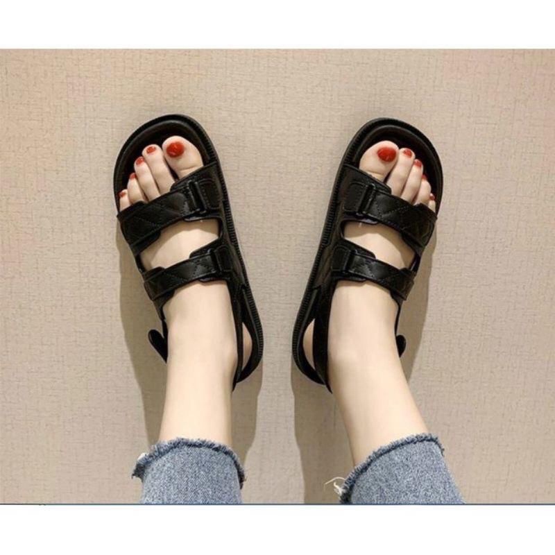 Sandal Gunung Tali Balance L1728-X1B Sandal Gunung Tali Ban Dua Khusus Warna Hitam Terbaru