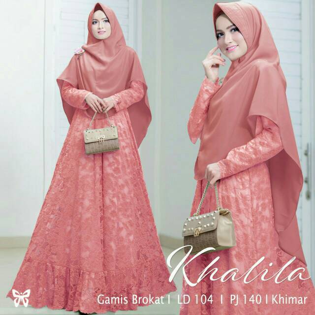 SYARI KHALILA/GAMIS SYARI/SYARI MURAH/GAMIS SET HIJAB/GAMIS BRUKAT/GROSIR TANAH ABANG/FREE ONGKIR