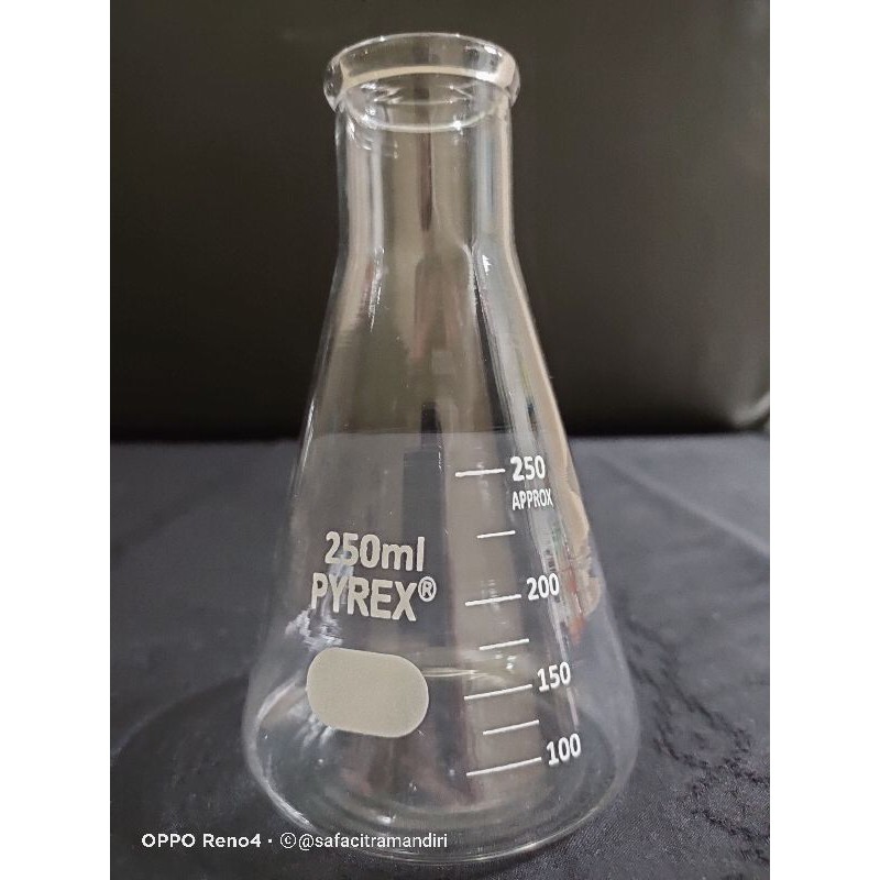 Jual Erlenmeyer 250 Ml Pyrex Shopee Indonesia 9581